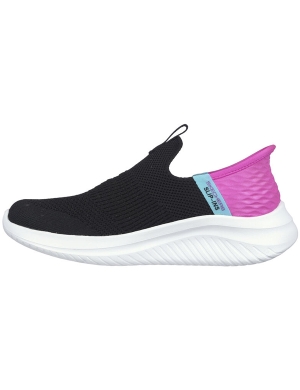 Skechers Kids Slip-Ins: Ultra Flex 3.0 - Fresh Time - Black/Pink